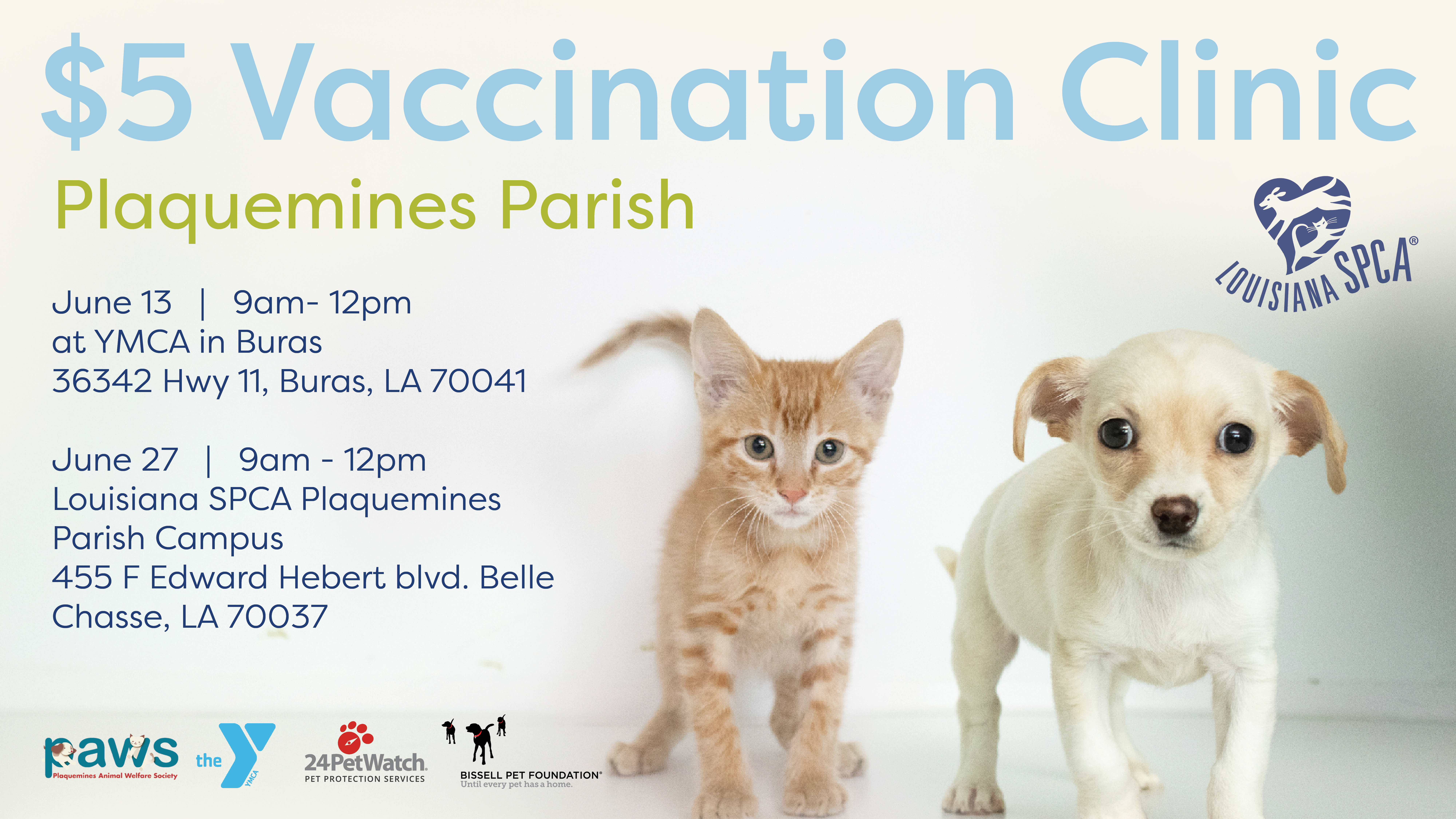 Spca low best sale cost vaccinations